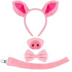 3512 Premium Pink Pig Costume Set 4pc